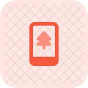 Handphone Pine Tree Icon