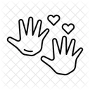 Handprint Art  Icon