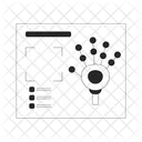 Handprint Biometrics Scanning Palm Handprint Icon