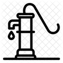 Wasserpumpe Handpumpe Grundwasserleiter Symbol