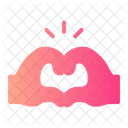 Hands Heart Valenyines Day Icon