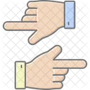 Hands Lineal Color Icon Icon