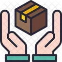 Hands Package Delivery Icon