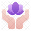 Hands Holding Chill Icon
