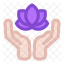 Hands Holding Chill Icon