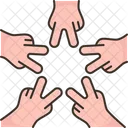Hands Group Solidarity Icon