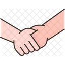 Hands Hold Together Icon