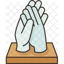 Hands Holding Sculpture Icon