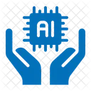 Hands Gestures Artificial Intelligence Icon