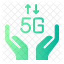 5 G Hands Hand Icon