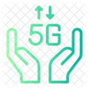 5 G Hands Hand Icon
