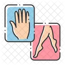 Hands and feet mask  Icon