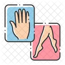 Hands and feet mask Icon