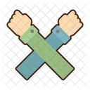 Hands Crossed  Icon