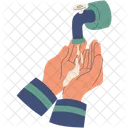 Hands Doing Ablution Ablution Mosque Icon