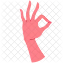 Flirt Hand Gesture Icon
