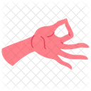 Hand Gesture Feminine Icon