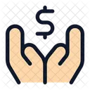 Hands-give-dollar  Icon