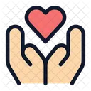 Co Hands Give Love Icon