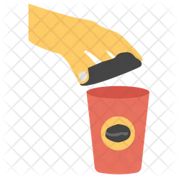 Hands Holding Coffee  Icon
