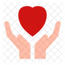 Hands Holding Heart Icon