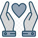 Hands Holding Heart Icon