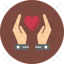 Hands Holding Heart Hands Love Icon