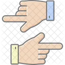 Hands Lineal Color Icon Icon