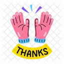 Hands Thanks Gesture Gratitude Icon