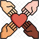Hands Together Icon