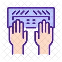 Hand Braille Device Icon