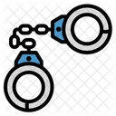 Handschellen Gefangnis Polizei Symbol