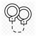Handschellen  Symbol