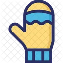 Handschuh Faustling Winter Symbol