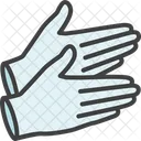 Hand Gummi Handschuhe Icon