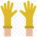 Handschuhe Kleidung Labor Symbol