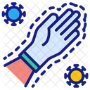 Trag Handschuhe  Symbol