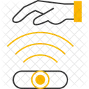 Handsensor Diebstahlschutz Biometrisch Symbol