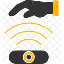 Handsensor Diebstahlschutz Biometrisch Symbol