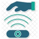 Handsensor Diebstahlschutz Biometrisch Icon