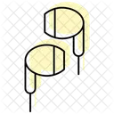 Handsfree Color Shadow Thinline Icon Icon