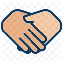 Friendship Hands Meeting Icon