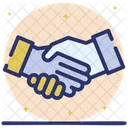 Handshake Teamwork Coordination Icon