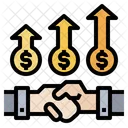 Handshake Partner Money Icon