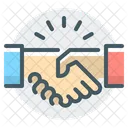 Partners Handshake Deal Icon