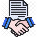 Handshake Deal Contract Icon