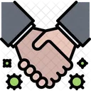 Handshake Hand Infection Icon