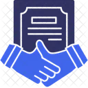 Handshake And Agreement Partnership Deal Icon