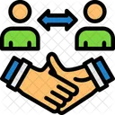 Handshake Between Employer And Candidate Employment Agreement Job Offer Icon
