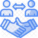 Handshake Between Employer And Candidate Employment Agreement Job Offer Icon